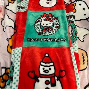 Hello kitty Christmas blanket